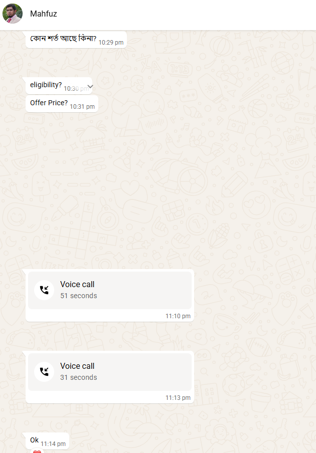 Rakibul Hasan testimonial