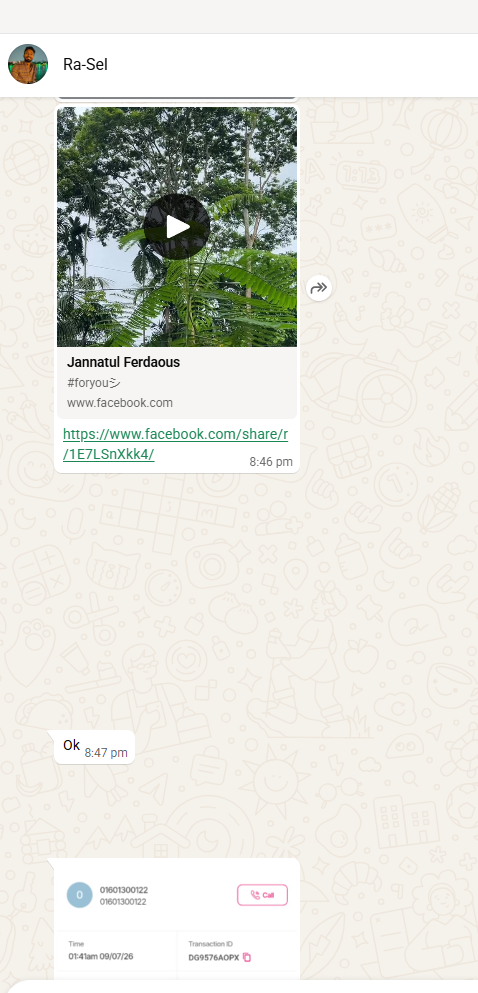 Ayesha Siddika testimonial